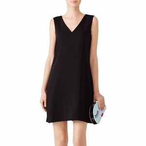 Cooper & Ella Little Black Dress with Back Ruffle Detail - New